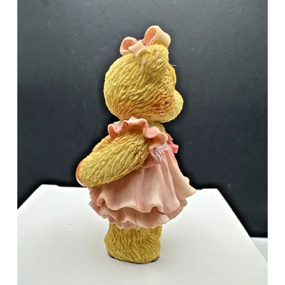 Cherished Teddies Child of Love Figurine. Pink Dress Girl Bear. 1993 - Picture 4 of 7